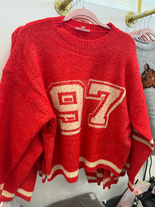 97 Red Sweater