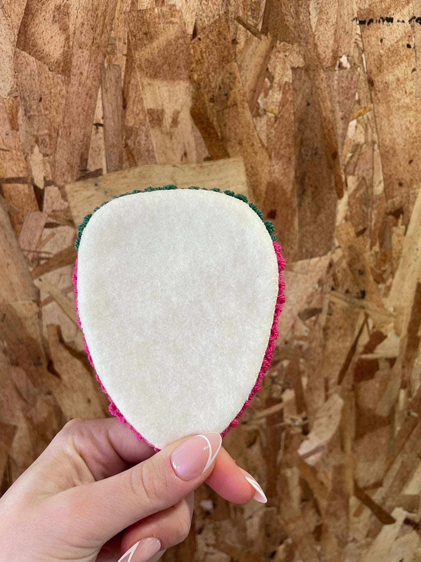 Shades of Pink Strawberry Coaster