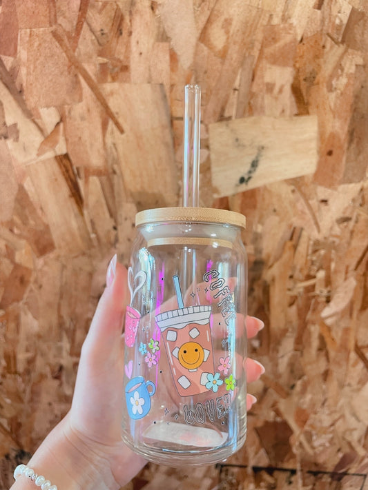 Coffee Everything Glass Cup