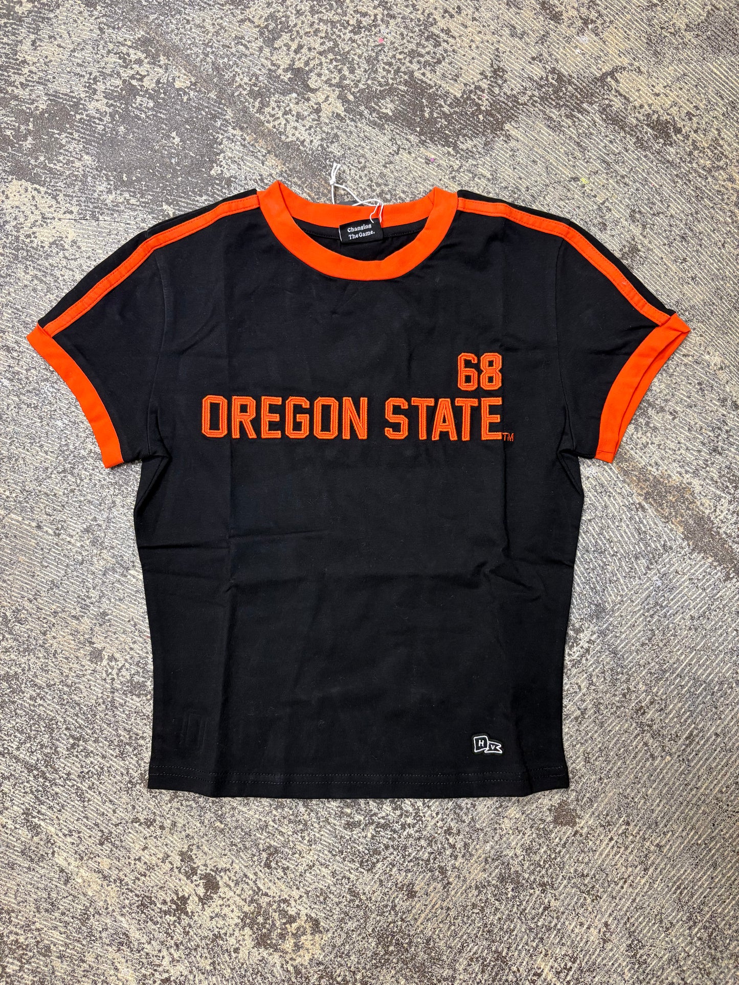 Black OSU Goalie Baby Tee