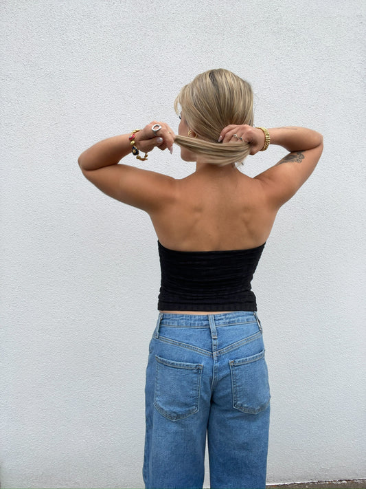 Alexis Lace Tube Top