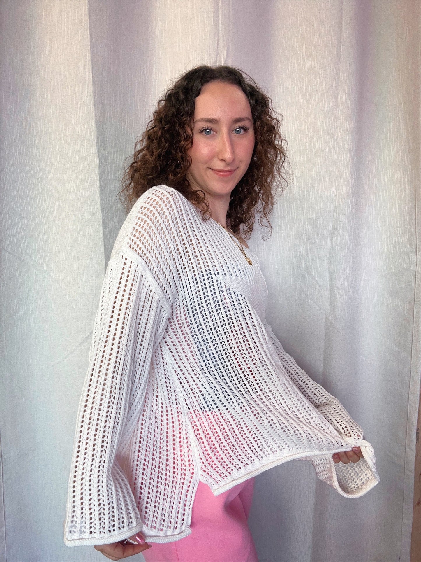 White Crochet Star