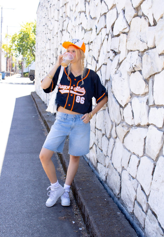 Baseball Jersey Orange