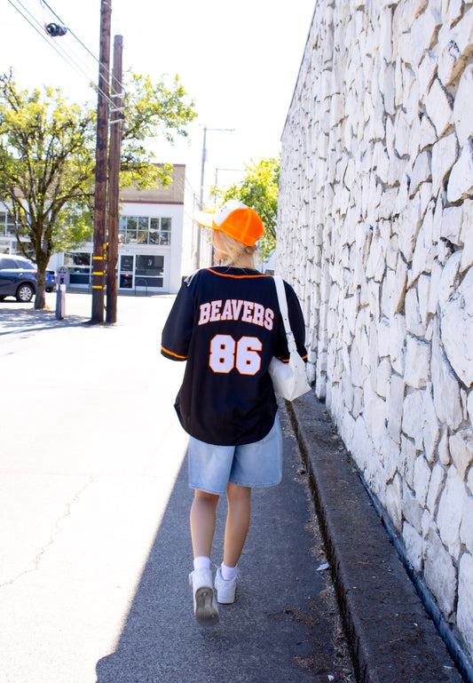 Baseball Jersey Orange