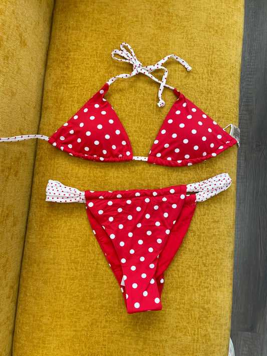 Red Polka Dot Bikini
