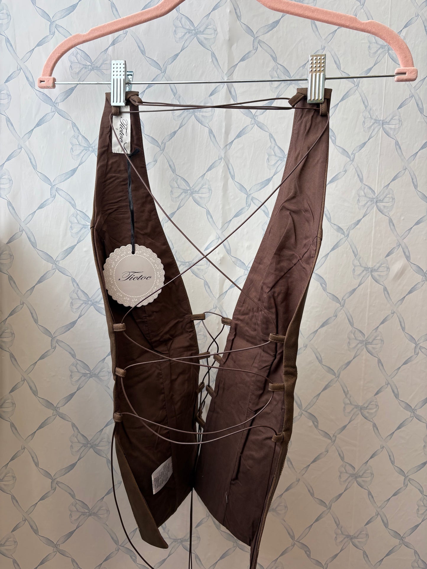 Ravine Leather Halter Corset