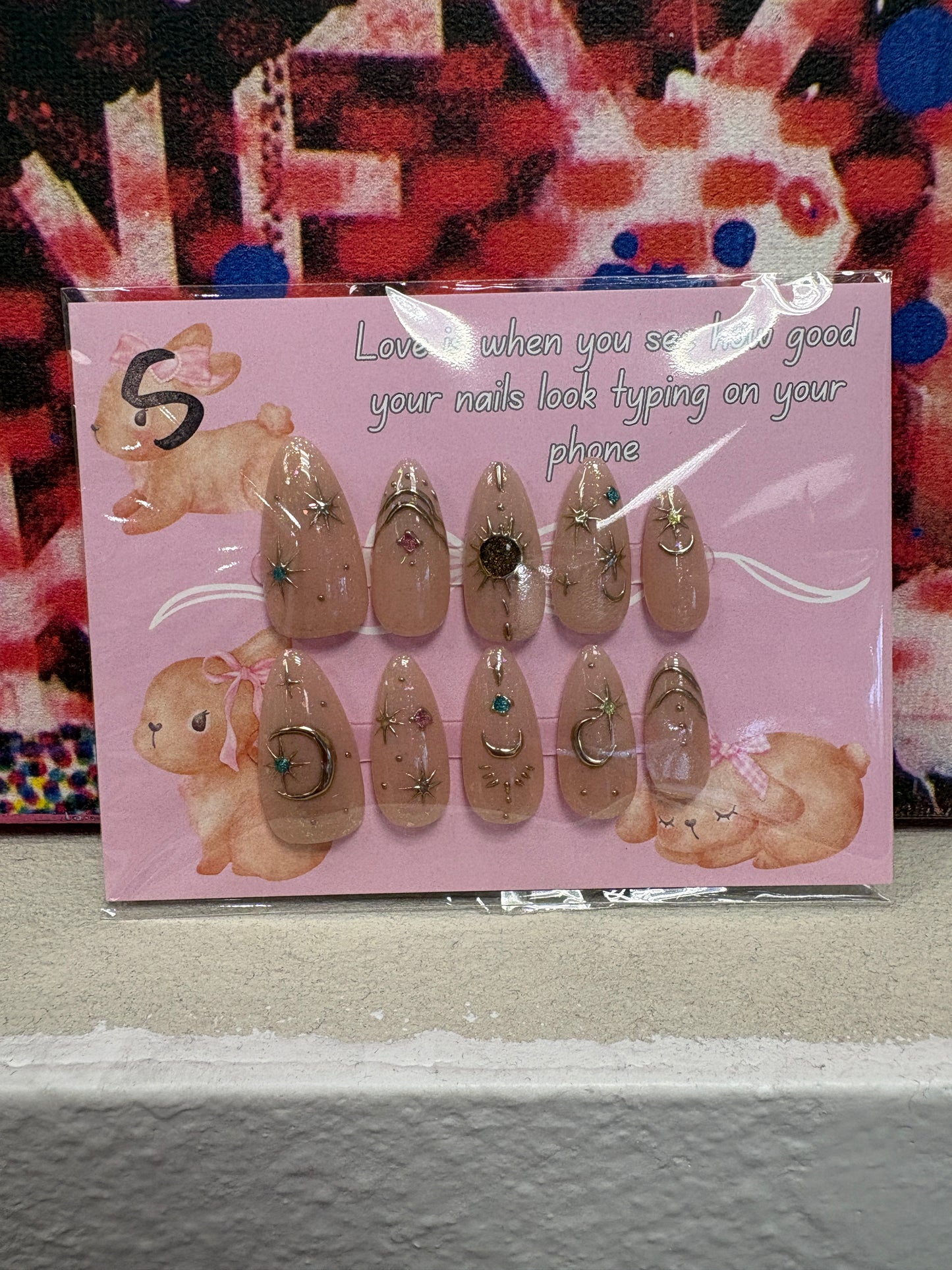 Golden Solistice Nails