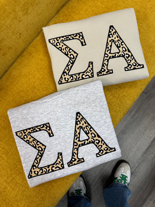 Your Letters In Animal Print