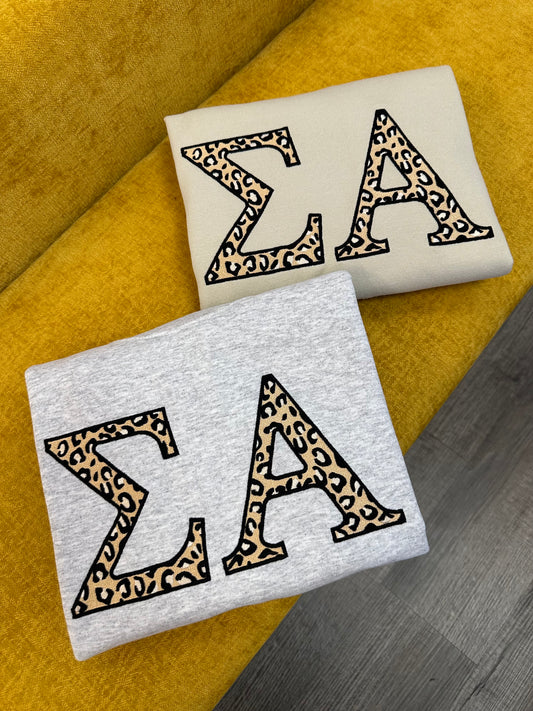 Your Letters In Animal Print