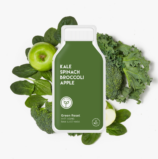 Green Reset Raw Juice Sheet Mask-Anti Aging