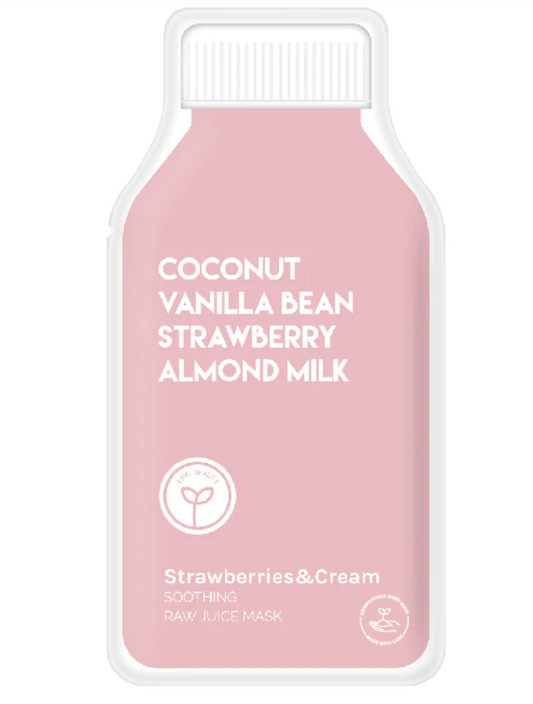 Strawberries & Cream Soothing Raw Juice Mask