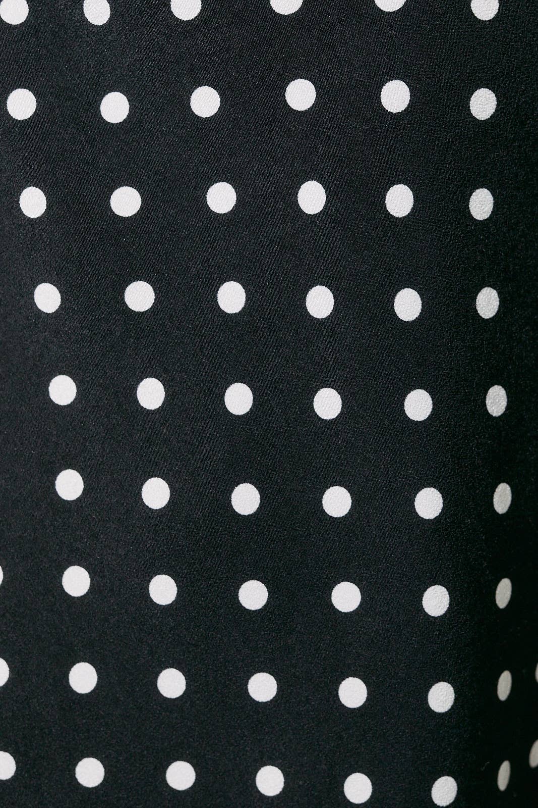 Polka Dot Asymmetrical Top