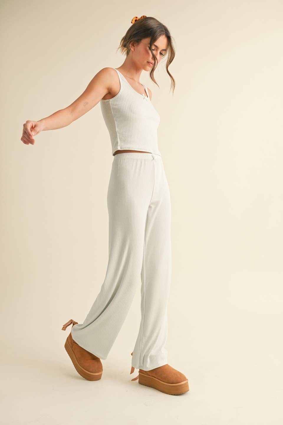 Pointelle Lounge Tank