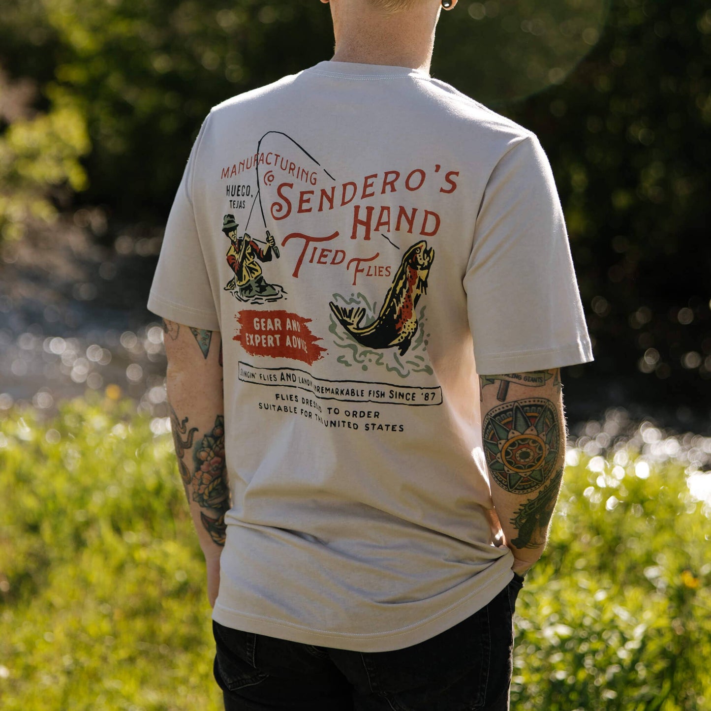 Hand Tied Flies T-Shirt: X-Large