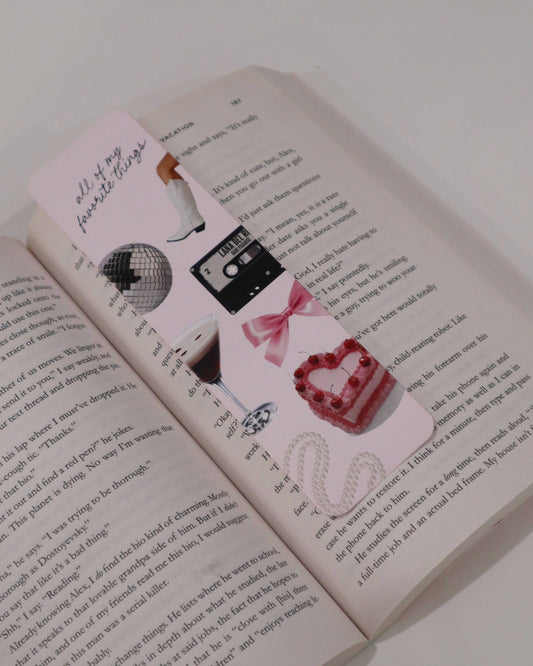 All My Favorite Things Bookmarks | Set of 2