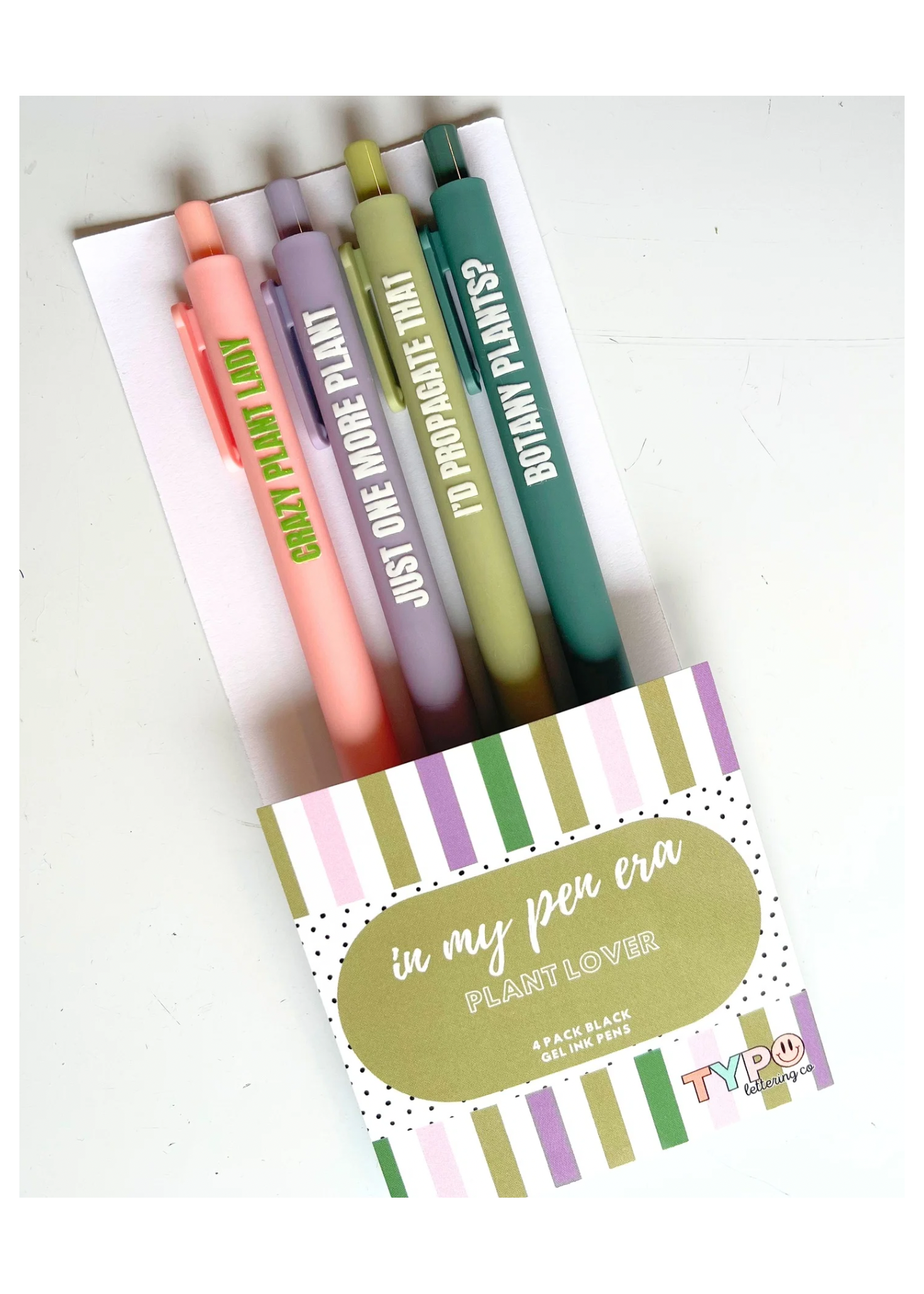 Plant lover 4 pack gel pens
