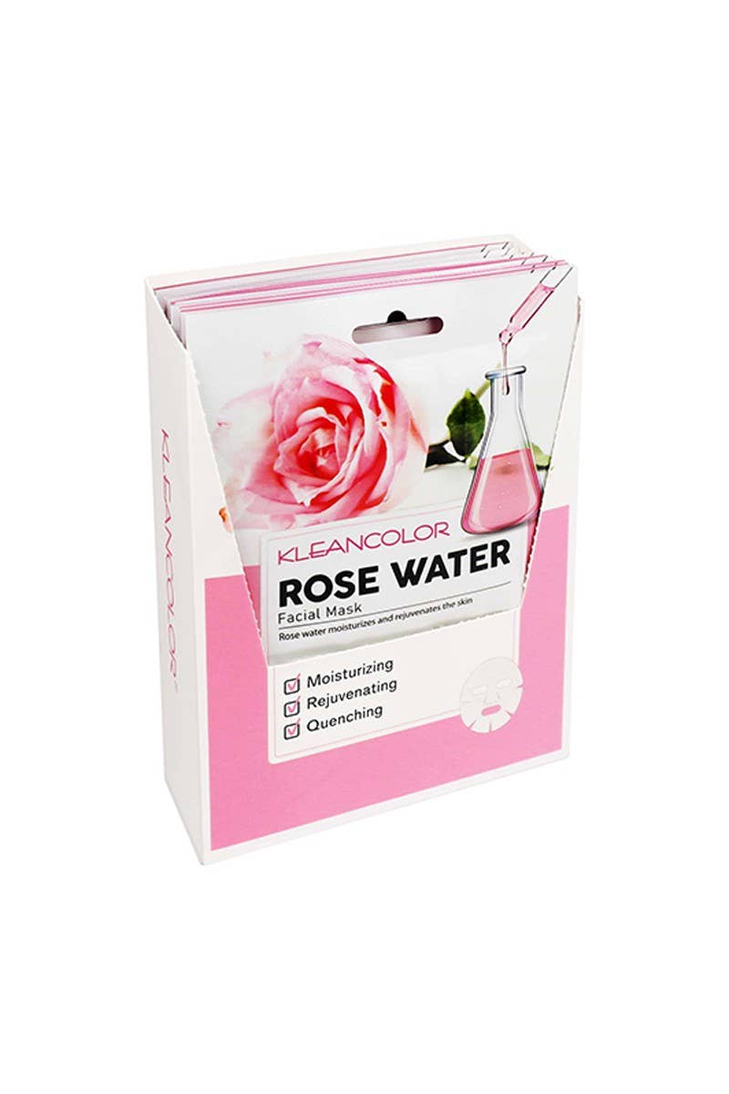 Kleancolor FM420 Facial Mask Rose Water - 12pc