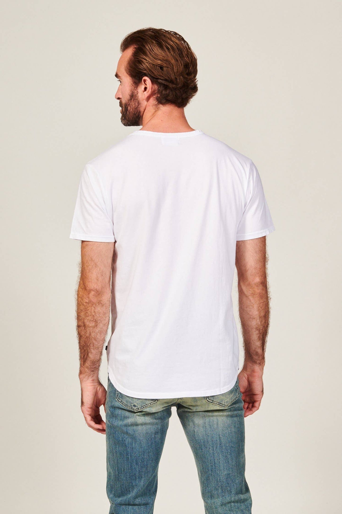 Dime Curved Tee | White: S / White