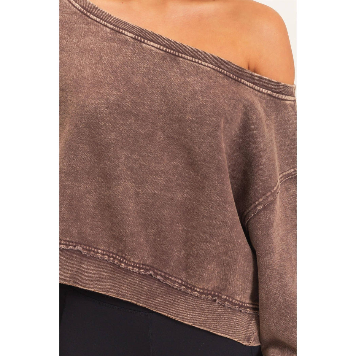 Off The Shoulder Sweatshirt