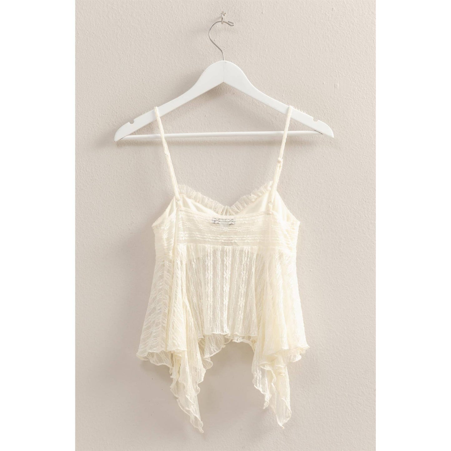 Asymmetrical Lace Cami