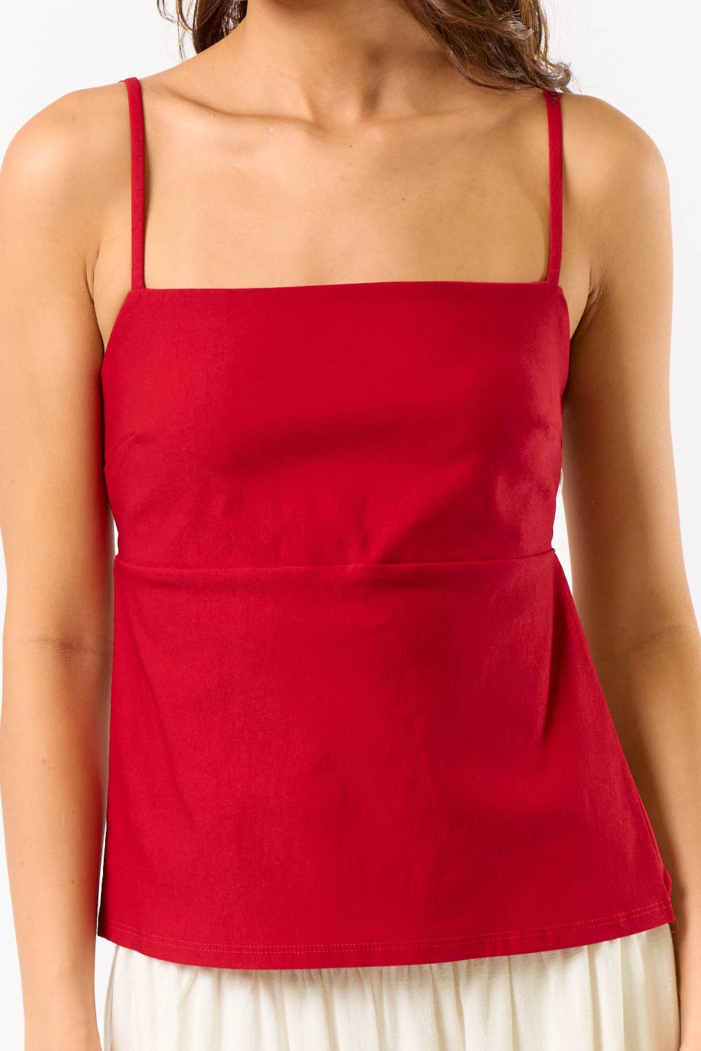 Open Back Square Top
