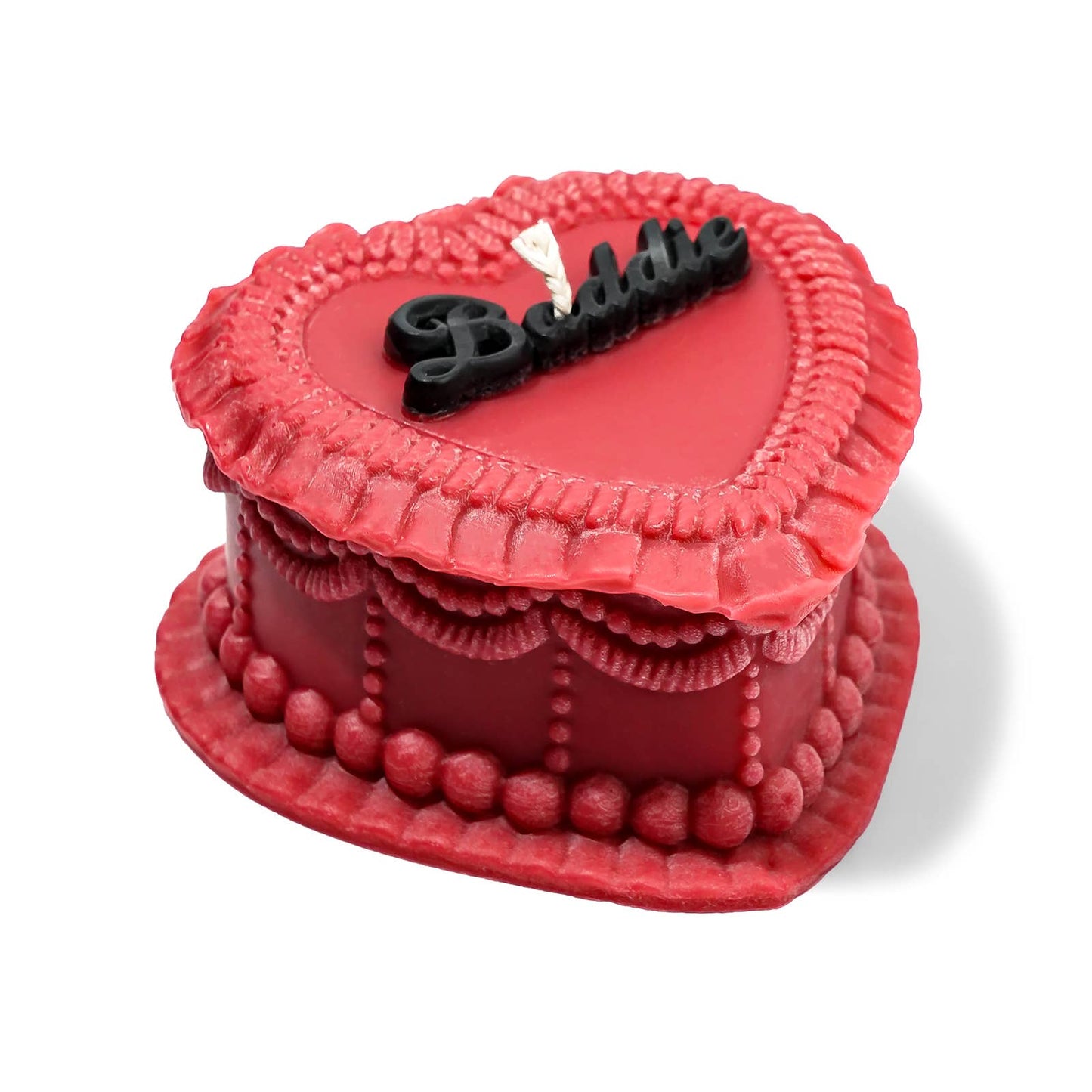 Heart Cake Candle