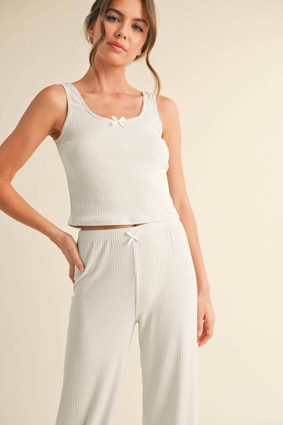 Pointelle Lounge Tank