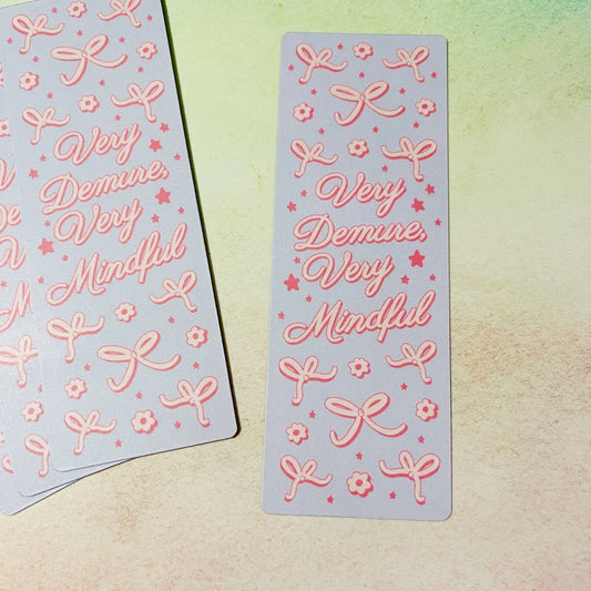 Very Demure Very Mindful Bookmark