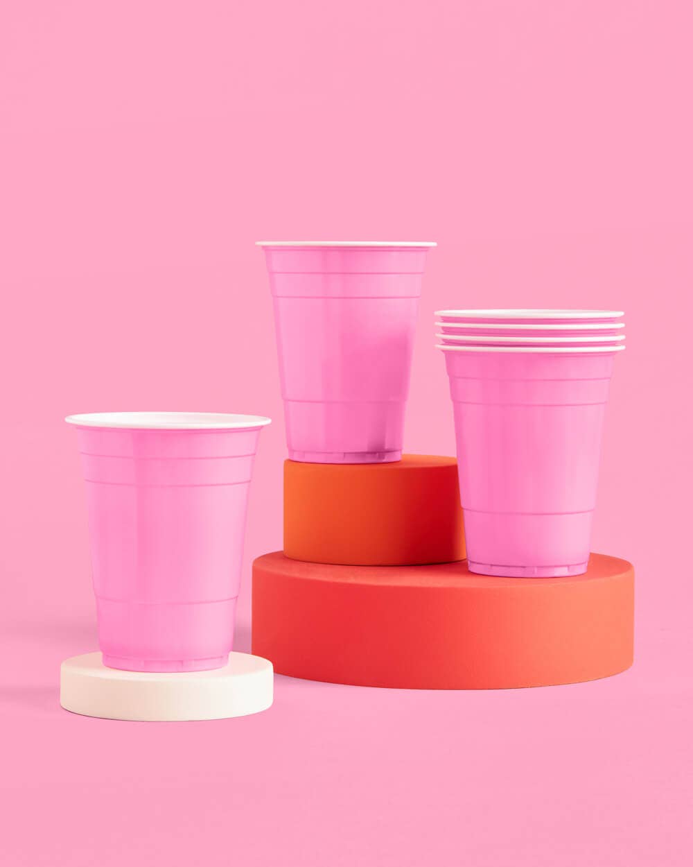 Matte Pink Cups