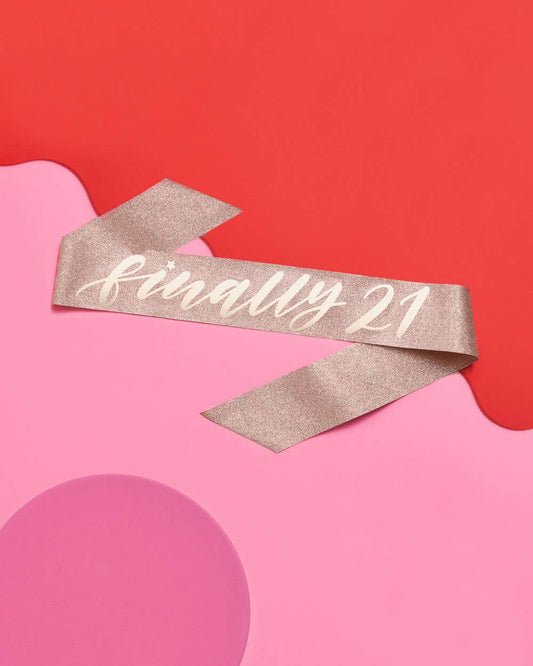 21st Birthday Kit - Sash, Tiara, Accessories, Gift, Bundle