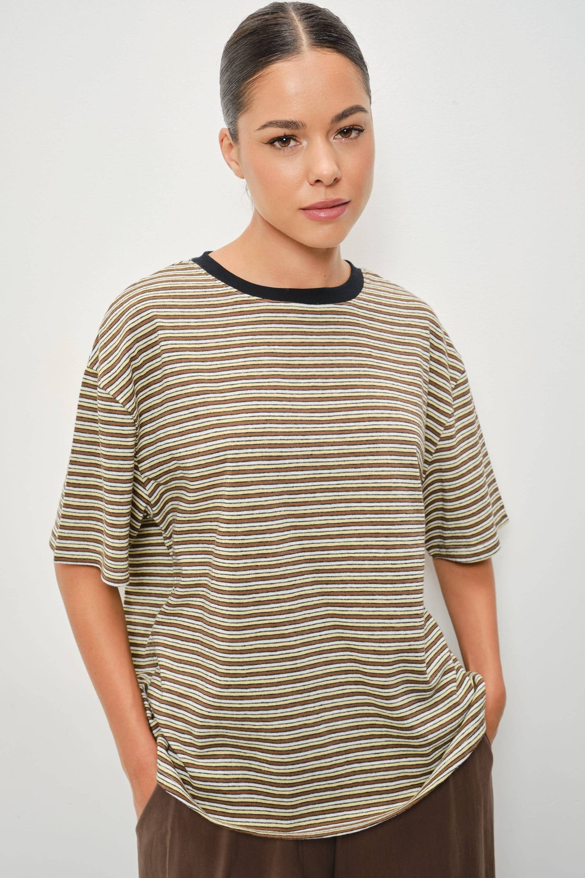 PIA STRIPED TEE