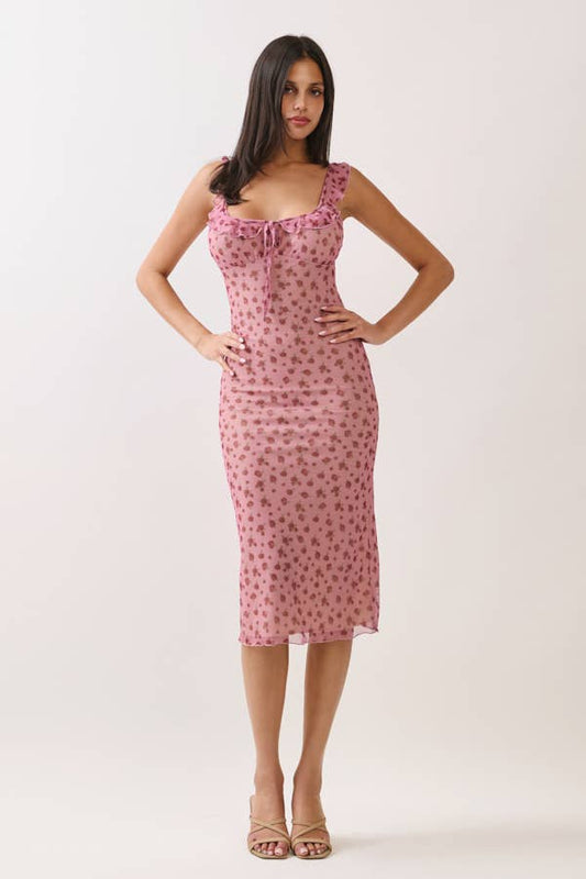 Pink Rose Dress