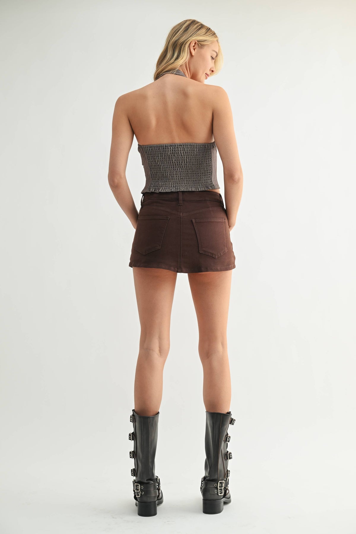 Viral Denim Skort