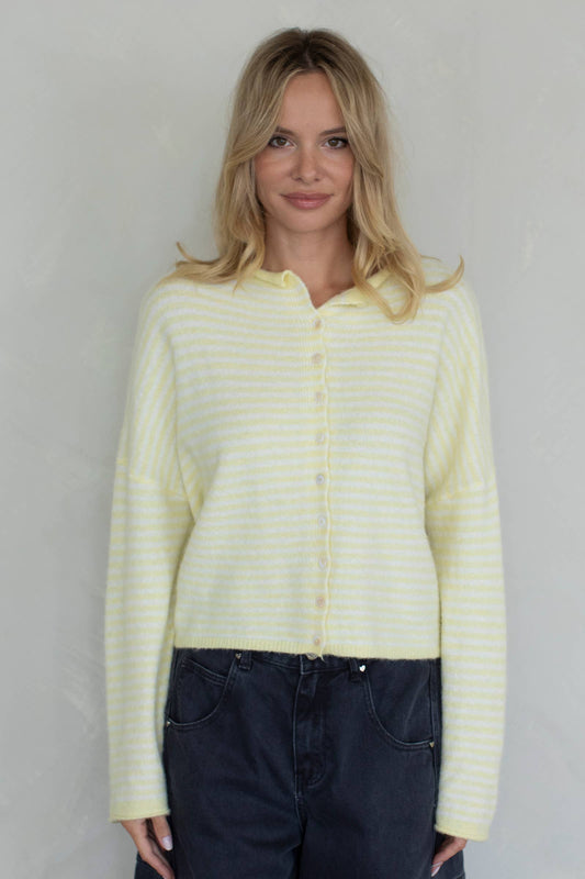 Piper Cardigan - Mini Striped