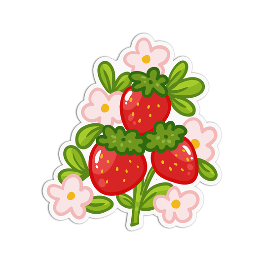 Strawberry Stickers Vinyl Waterproof Stickers
