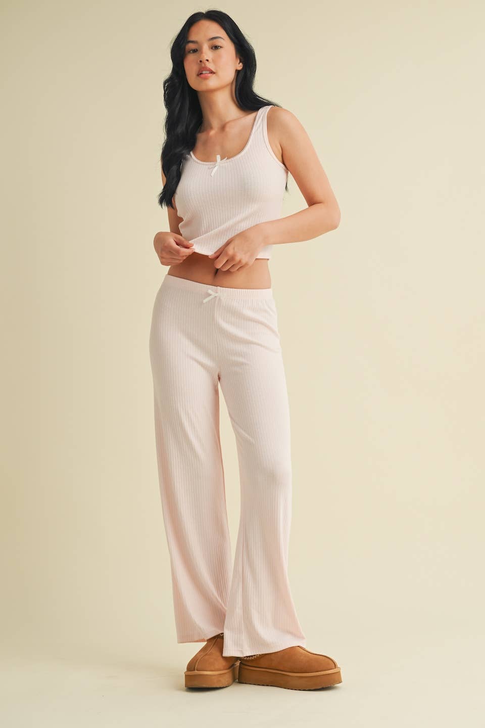 Pointelle Lounge Tank