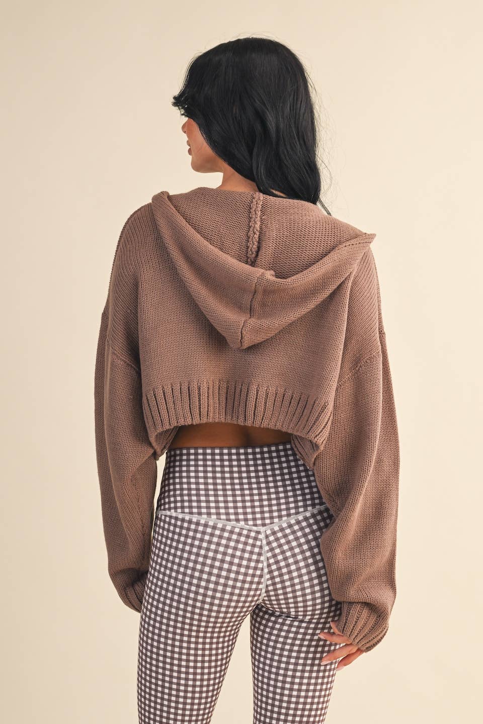 Kat Knit Zip Up Hoodie Sweater