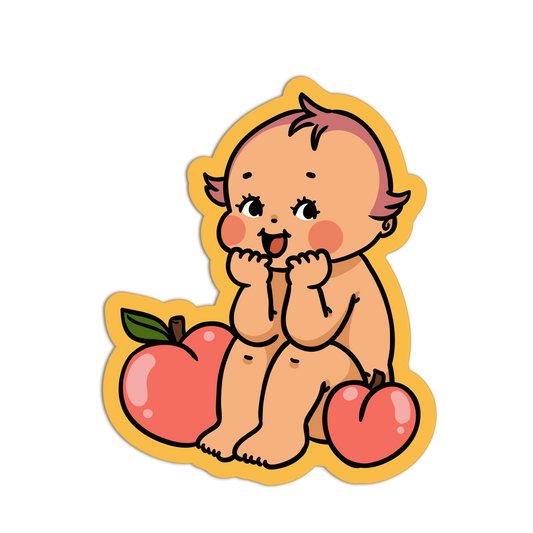 Retro Babies Vinyl Waterproof Stickers