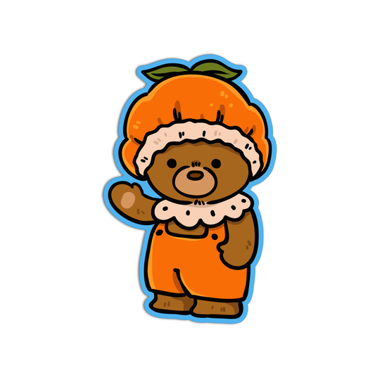 Teddy Bear 90's Girl Stuff Textured Stickers