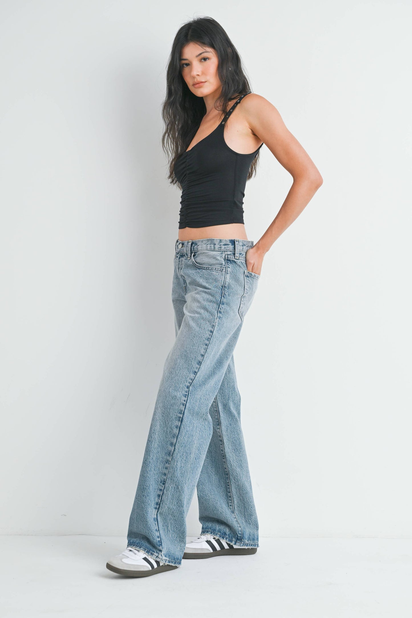 Low Rise Baggy Slouch-vintage light