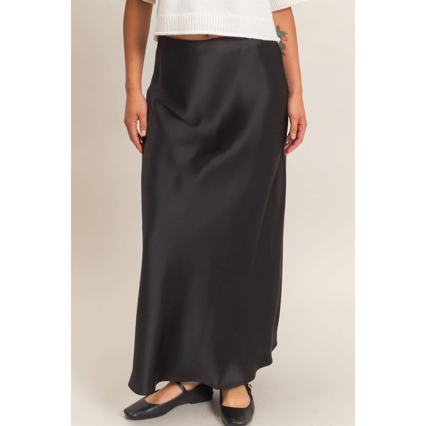 Satin Maxi Skirt
