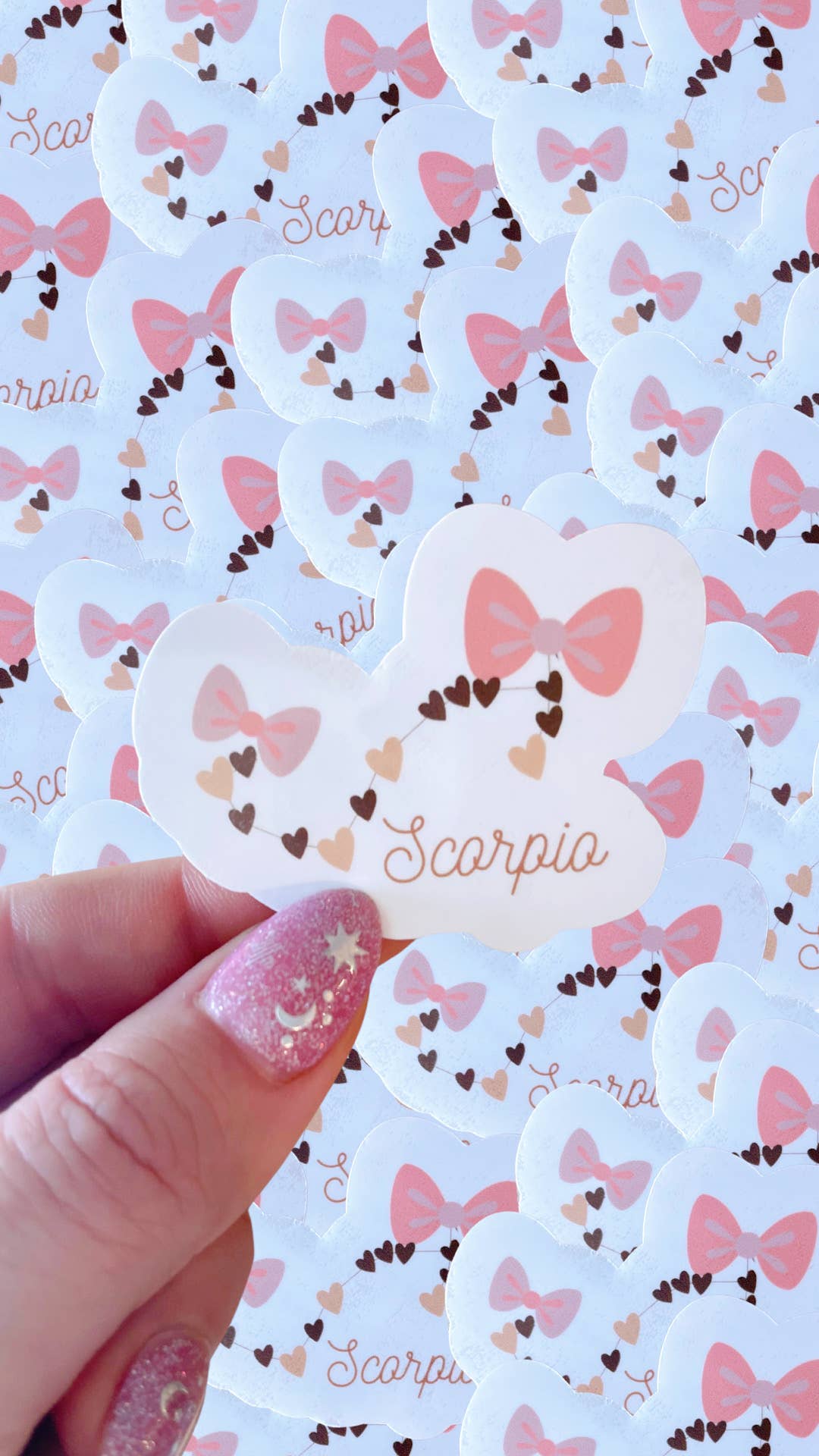 Bows and hearts zodiac