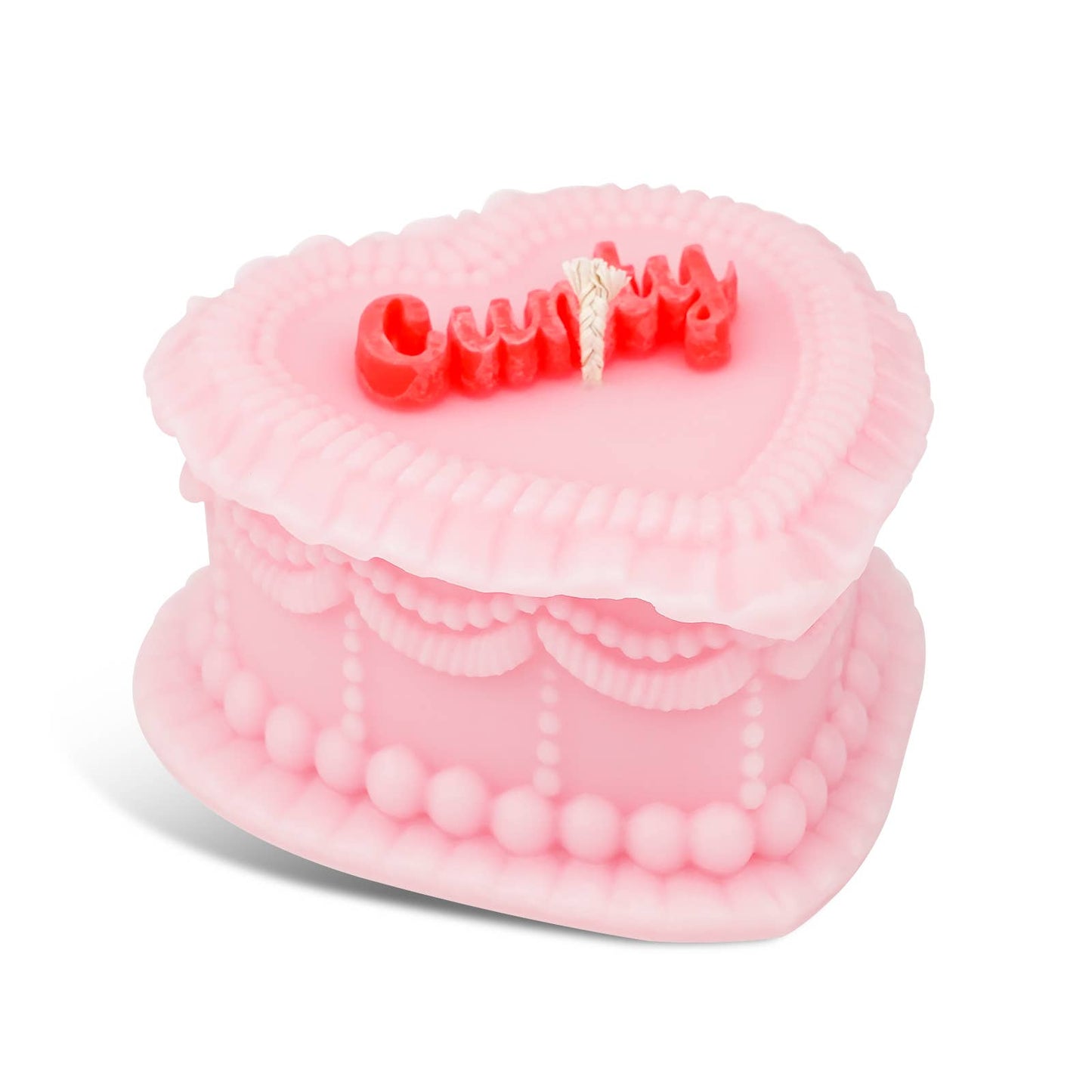 Heart Cake Candle