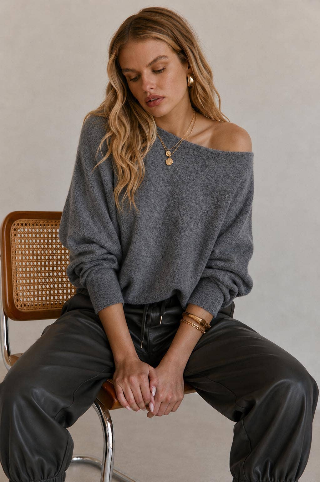 Jade off the shoulder sweater