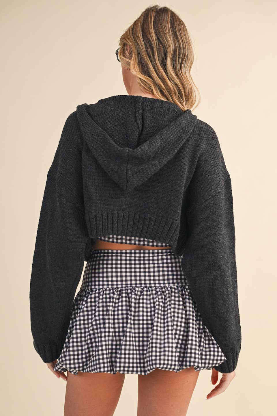 Kat Knit Zip Up Hoodie Sweater