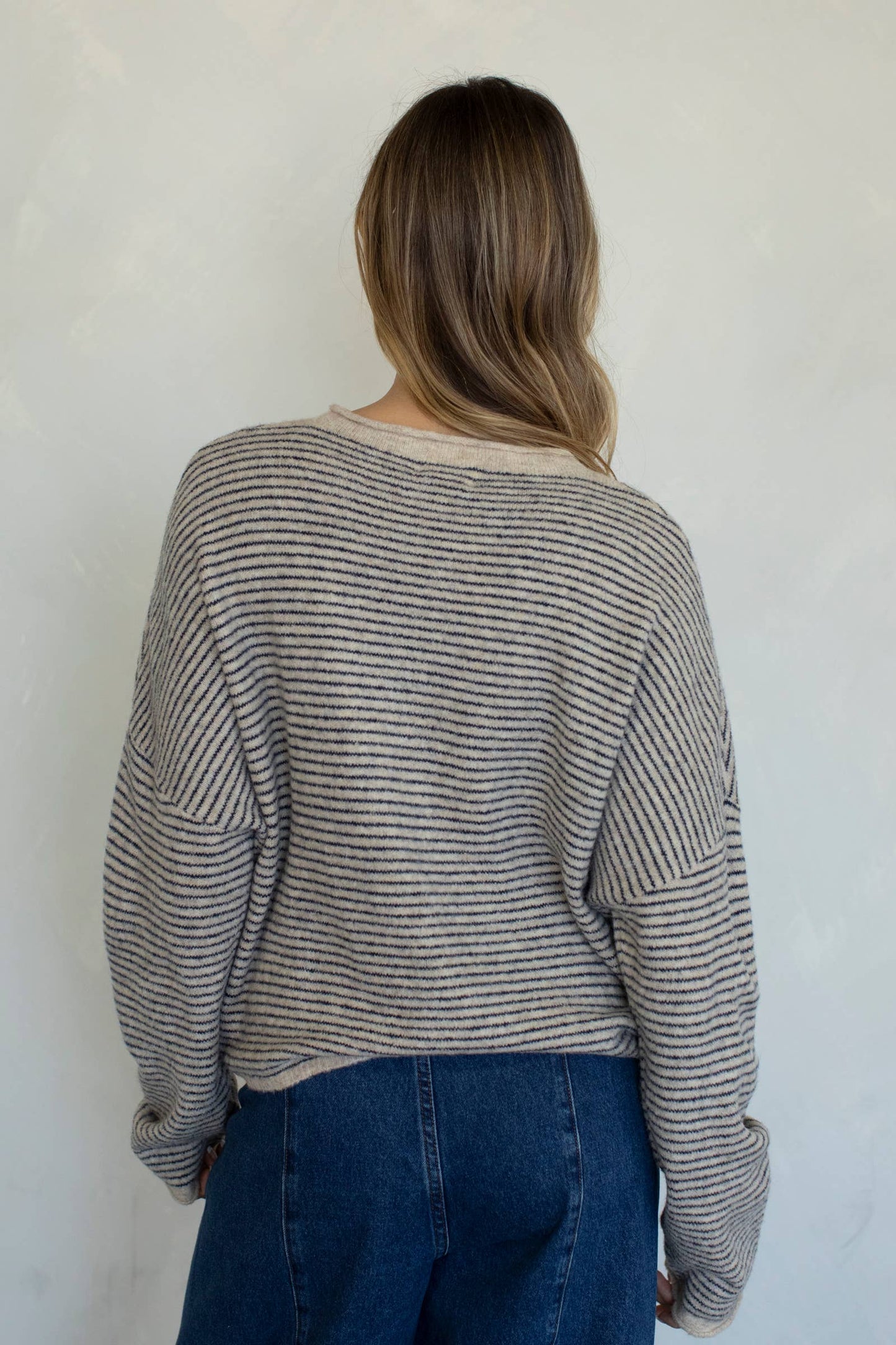 Piper Cardigan - Pin Striped