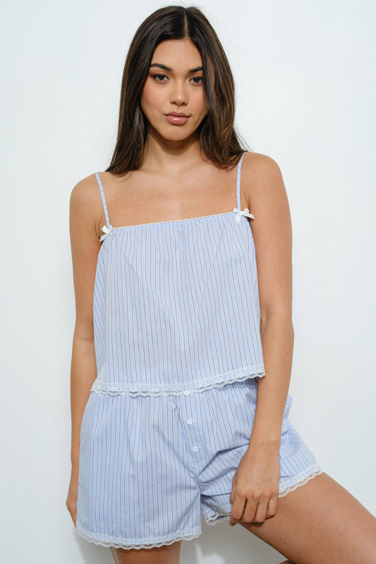 Blue Stripe Cami