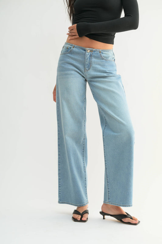 No Waistband Low Rise Straight