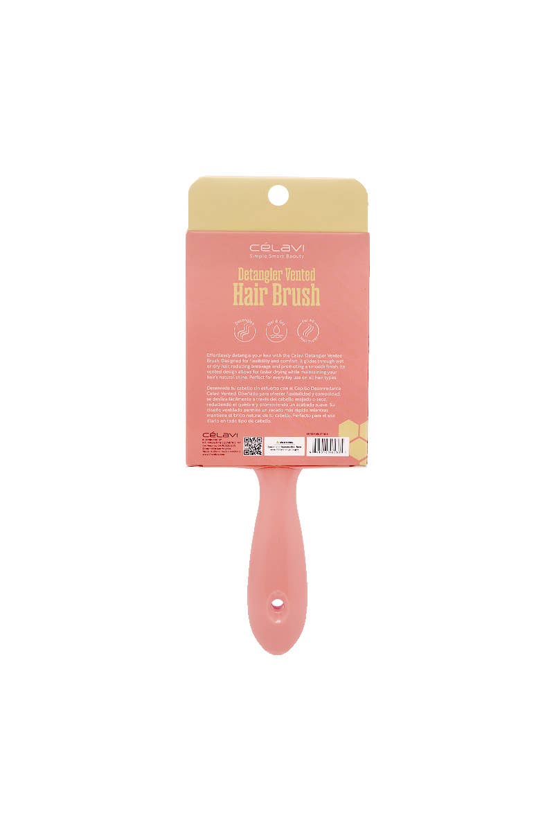 Orange Detangler Vented Hair Brush