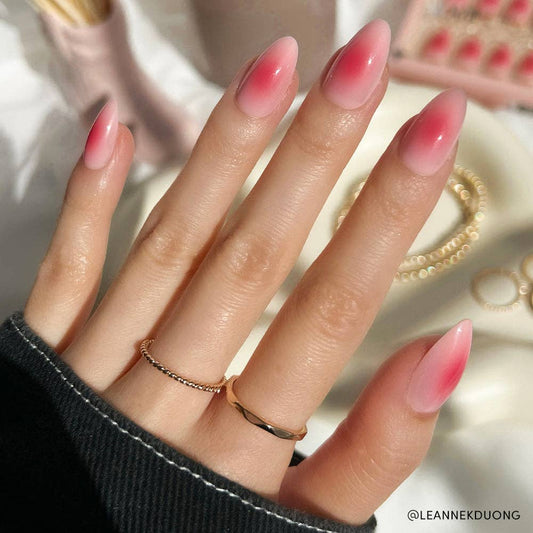Blushing Aura Press-On Nails